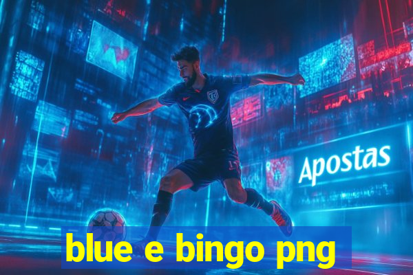 blue e bingo png